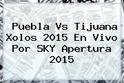 <b>Puebla Vs Tijuana</b> Xolos 2015 En Vivo Por SKY Apertura 2015