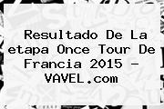 Resultado De La <b>etapa</b> Once <b>Tour De Francia 2015</b> - VAVEL.com
