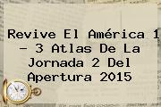 Revive El <b>América</b> 1 - 3 <b>Atlas</b> De La Jornada 2 Del Apertura 2015