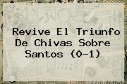 Revive El Triunfo De <b>Chivas</b> Sobre <b>Santos</b> (0-1)