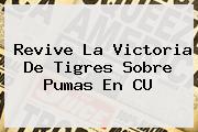 Revive La Victoria De <b>Tigres</b> Sobre <b>Pumas</b> En CU