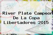 <b>River Plate</b> Campeon De La Copa Libertadores 2015