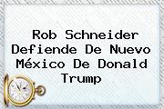 <b>Rob Schneider</b> Defiende De Nuevo México De Donald Trump