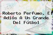 <b>Roberto Perfumo</b>, El Adiós A Un Grande Del Fútbol