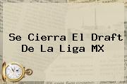 Se Cierra El <b>Draft</b> De La <b>Liga MX</b>