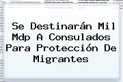 Se Destinarán Mil Mdp A Consulados Para Protección De Migrantes