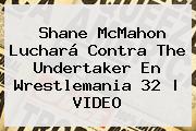 <b>Shane McMahon</b> Luchará Contra The Undertaker En Wrestlemania 32 |<b> VIDEO