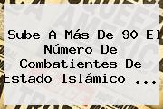 Sube A Más De 90 El Número De Combatientes De Estado Islámico ...