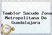 <b>Temblor</b> Sacude Zona Metropolitana De <b>Guadalajara</b>