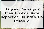 Tigres Consiguió Tres Puntos Ante Deportes Quindío En Armenia