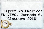 Tigres Vs América: EN VIVO, <b>Jornada 6</b>, Clausura <b>2018</b>
