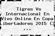 <b>Tigres Vs Internacional</b> En Vivo Online En Copa Libertadores 2015 (3 <b>...</b>