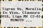 <b>Tigres Vs</b>. <b>Morelia</b>, En Vivo, Clausura 2018, Liga MX (2-0): MINUTO ...