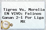 <b>Tigres Vs</b>. <b>Morelia EN VIVO</b>: Felinos Ganan 2-1 Por Liga MX