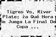 <b>Tigres Vs</b>. <b>River</b> Plate: ¿a Qué Hora Se Juega La Final De Copa <b>...</b>