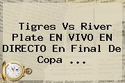 <b>Tigres Vs River</b> Plate EN VIVO EN DIRECTO En Final De Copa <b>...</b>