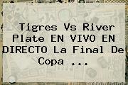 <b>Tigres Vs River</b> Plate EN VIVO EN DIRECTO La Final De Copa <b>...</b>