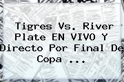 <b>Tigres Vs</b>. <b>River</b> Plate EN VIVO Y Directo Por Final De Copa <b>...</b>