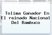 Tolima Ganador En El <b>reinado Nacional Del Bambuco</b>