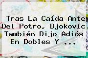 Tras La Caída Ante Del Potro, <b>Djokovic</b> También Dijo Adiós En Dobles Y ...