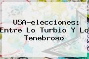 <b>USA</b>-<b>elecciones</b>: Entre Lo Turbio Y Lo Tenebroso