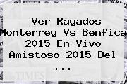 Ver Rayados <b>Monterrey Vs Benfica</b> 2015 En Vivo Amistoso 2015 Del <b>...</b>