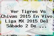 Ver <b>Tigres Vs Chivas 2015</b> En Vivo Liga MX 2015 Del Sábado 2 De <b>...</b>