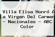 Villa Elisa Honró A La <b>Virgen Del Carmen</b> - Nacionales - ABC Color