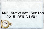 WWE <b>Survivor Series 2015</b> ¡EN VIVO!