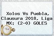 <b>Xolos Vs Puebla</b>, Clausura 2018, Liga MX: (2-0) GOLES