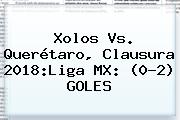<b>Xolos Vs</b>. <b>Querétaro</b>, Clausura 2018:Liga MX: (0-2) GOLES
