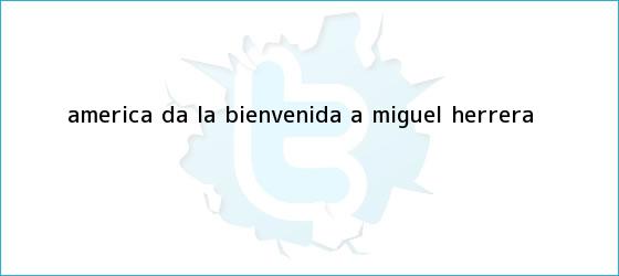 ver tweets sobre america da la bienvenida a miguel herrera trinos de América da la bienvenida a <b>Miguel Herrera</b>