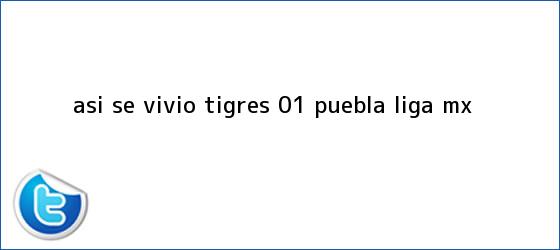 trinos de Así se vivió | <b>Tigres</b> 0-1 <b>Puebla</b> |<b> Liga MX