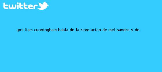 ver tweets sobre got liam cunningham habla de la revelacion de melisandre y de trinos de GoT: Liam Cunningham habla de la revelación de <b>Melisandre</b> y de <b>...</b>