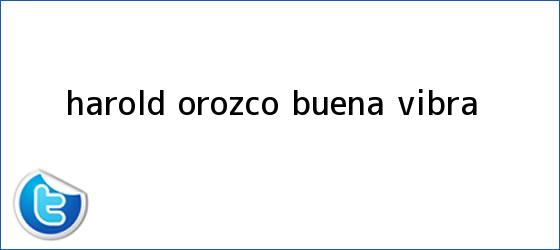 ver tweets sobre harold orozco buena vibra trinos de <b>Harold Orozco</b>, buena vibra