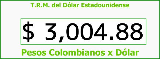 ver tasa representativa del mercado del dólar en colombia para el domingo 12 de noviembre de 2017 T.R.M. del Dólar para hoy Domingo 12 de Noviembre de 2017