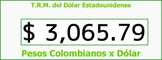 ver tasa representativa del mercado del dólar en colombia para el domingo 20 de marzo de 2016 T.R.M. del Dólar para hoy Domingo 20 de Marzo de 2016