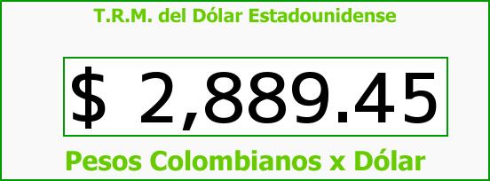 ver tasa representativa del mercado del dólar en colombia para el domingo 21 de mayo de 2017 T.R.M. del Dólar para hoy Domingo 21 de Mayo de 2017