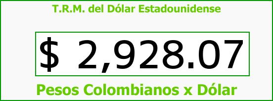 ver tasa representativa del mercado del dólar en colombia para el jueves 27 de abril de 2017 T.R.M. del Dólar para hoy Jueves 27 de Abril de 2017