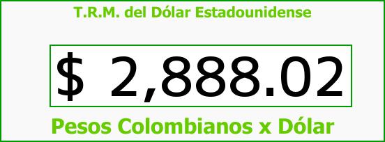 ver tasa representativa del mercado del dólar en colombia para el jueves 30 de marzo de 2017 T.R.M. del Dólar para hoy Jueves 30 de Marzo de 2017