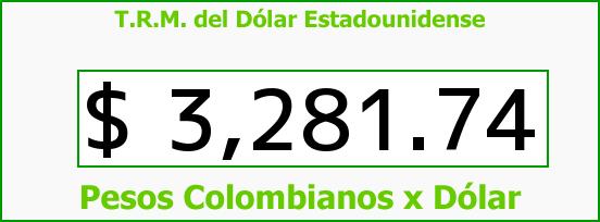 ver tasa representativa del mercado del dólar en colombia para el lunes 25 de enero de 2016 T.R.M. del Dólar para hoy Lunes 25 de Enero de 2016