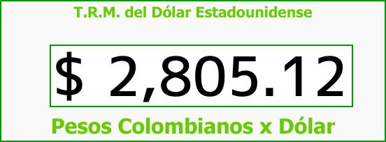 ver tasa representativa del mercado del dólar en colombia para el lunes 29 de enero de 2018 T.R.M. del Dólar para hoy Lunes 29 de Enero de 2018