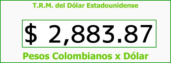 T.R.M. del Dólar para hoy Martes 16 de Mayo de 2017