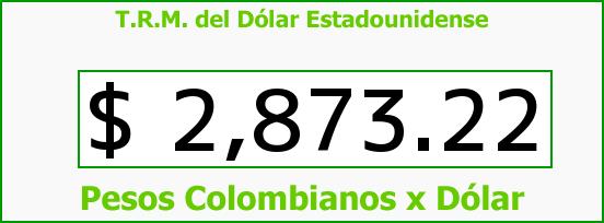 ver tasa representativa del mercado del dólar en colombia para el miércoles 17 de mayo de 2017 T.R.M. del Dólar para hoy Miércoles 17 de Mayo de 2017
