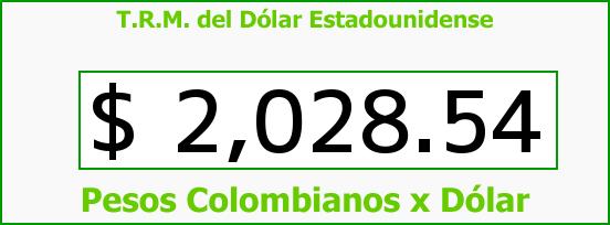 T.R.M. del Dólar para hoy Miércoles 19 de Febrero de 2014