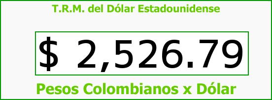 ver tasa representativa del mercado del dólar en colombia para el miércoles 25 de marzo de 2015 T.R.M. del Dólar para hoy Miércoles 25 de Marzo de 2015