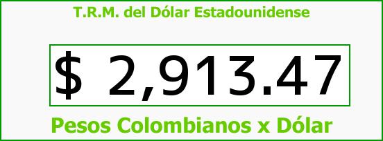 ver tasa representativa del mercado del dólar en colombia para el sábado 27 de mayo de 2017 T.R.M. del Dólar para hoy Sábado 27 de Mayo de 2017