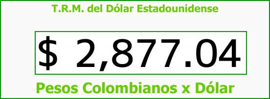 ver tasa representativa del mercado del dólar en colombia para el viernes 23 de febrero de 2018 T.R.M. del Dólar para hoy Viernes 23 de Febrero de 2018