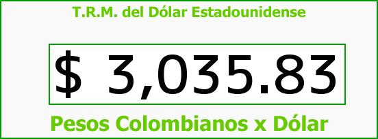 ver tasa representativa del mercado del dólar en colombia para el viernes 23 de junio de 2017 T.R.M. del Dólar para hoy Viernes 23 de Junio de 2017