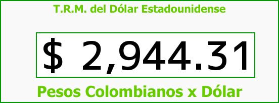ver tasa representativa del mercado del dólar en colombia para el viernes 28 de abril de 2017 T.R.M. del Dólar para hoy Viernes 28 de Abril de 2017